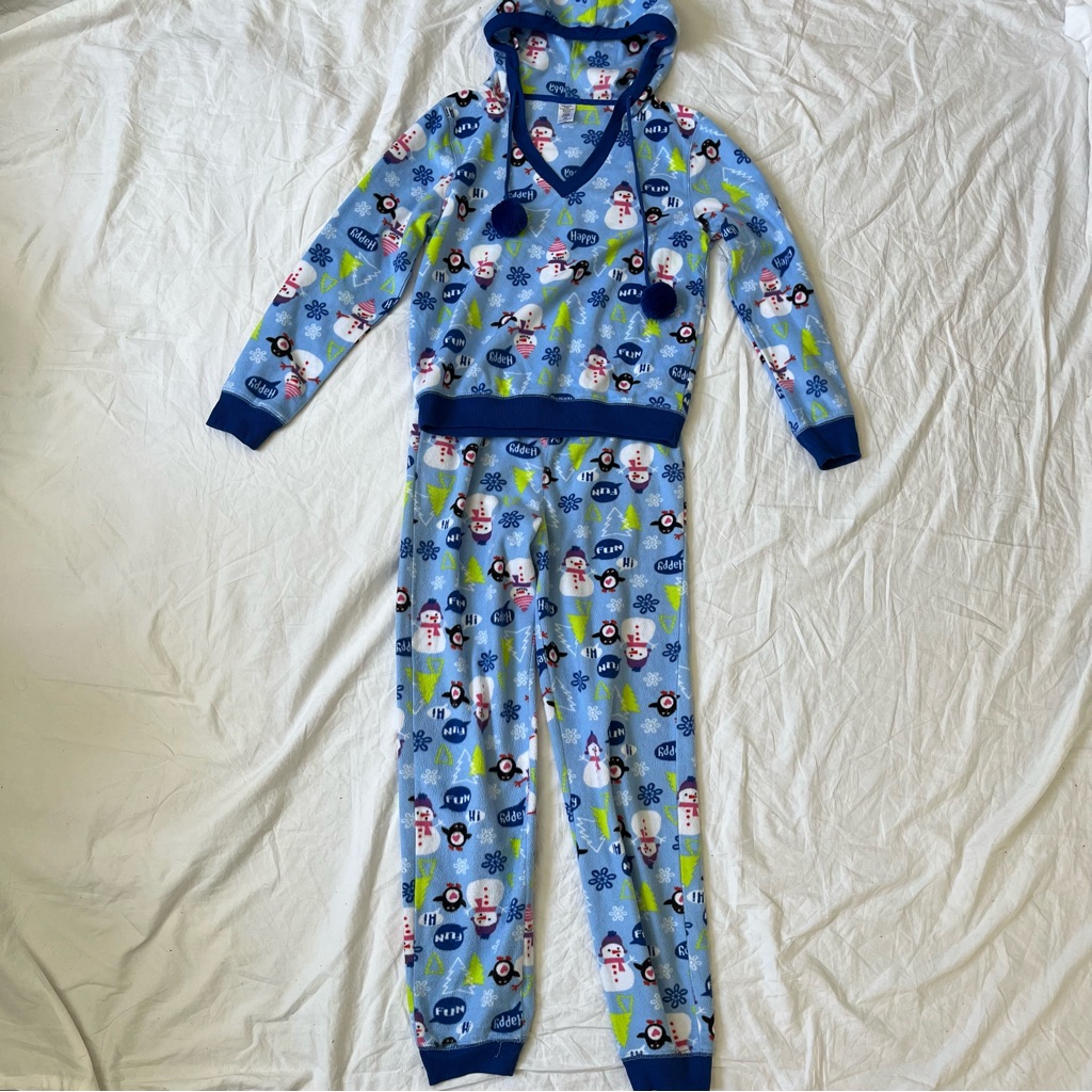 Snow Patterned Pj Set
